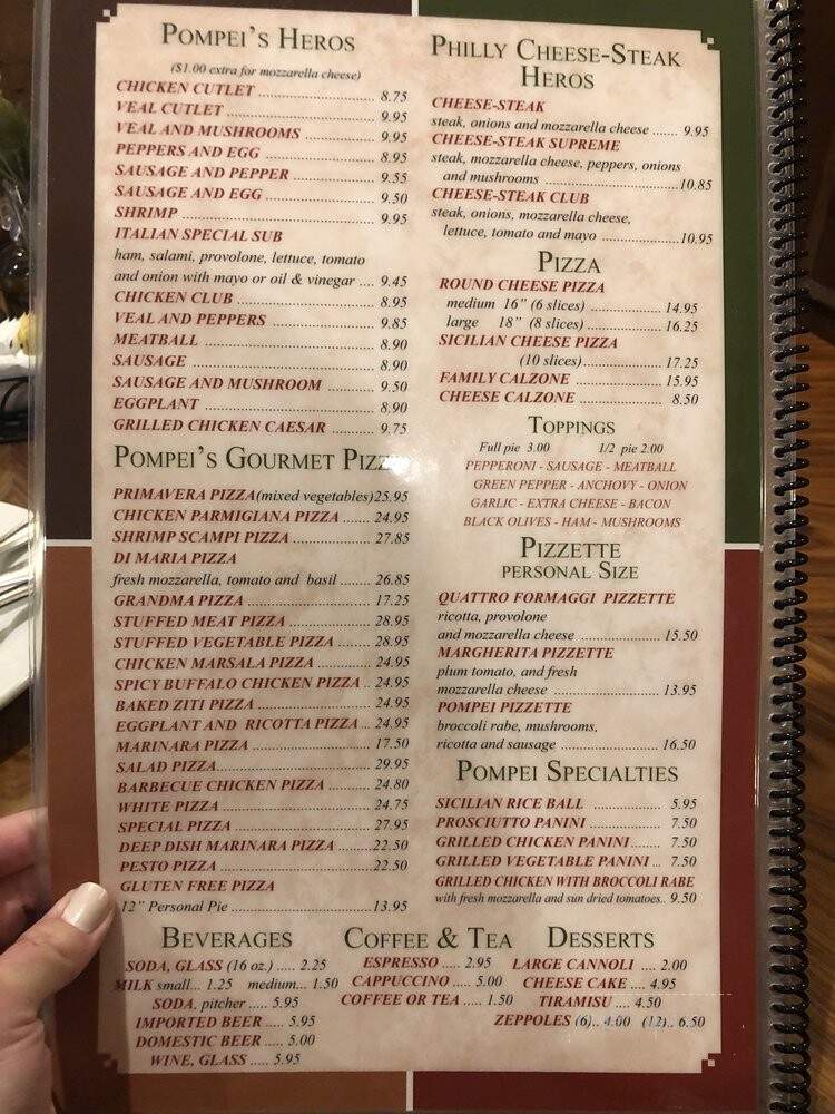 Pompei Pizzeria & Restaurant - Rocky Point, NY