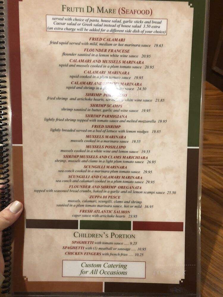 Pompei Pizzeria & Restaurant - Rocky Point, NY menu_pic