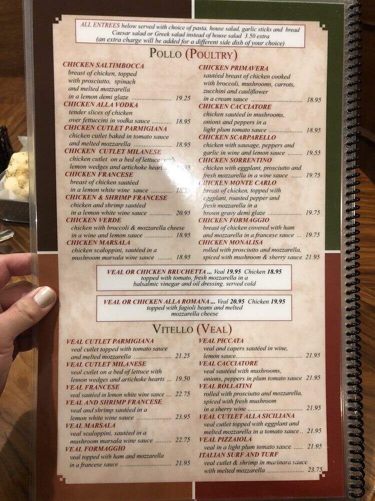 Pompei Pizzeria & Restaurant - Rocky Point, NY menu_pic