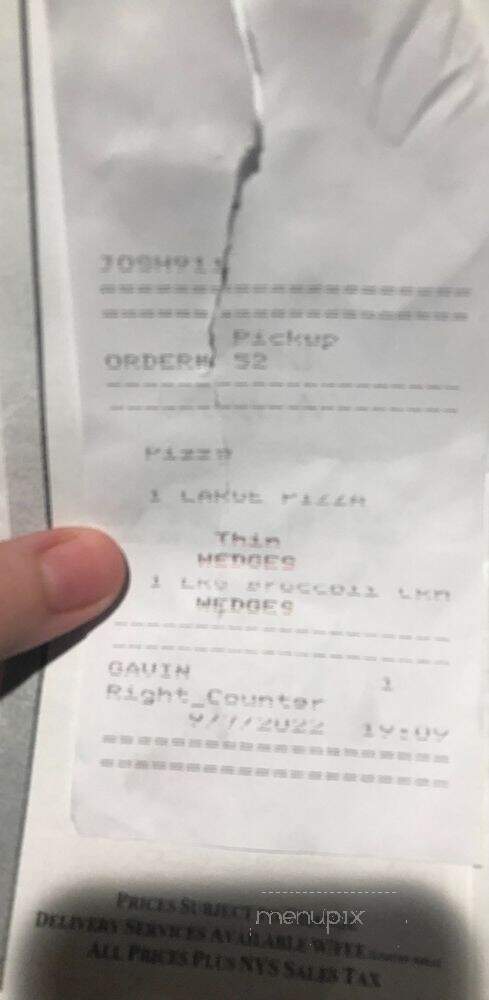 Pontillo's Pizza & Pasta - Rochester, NY menu_pic