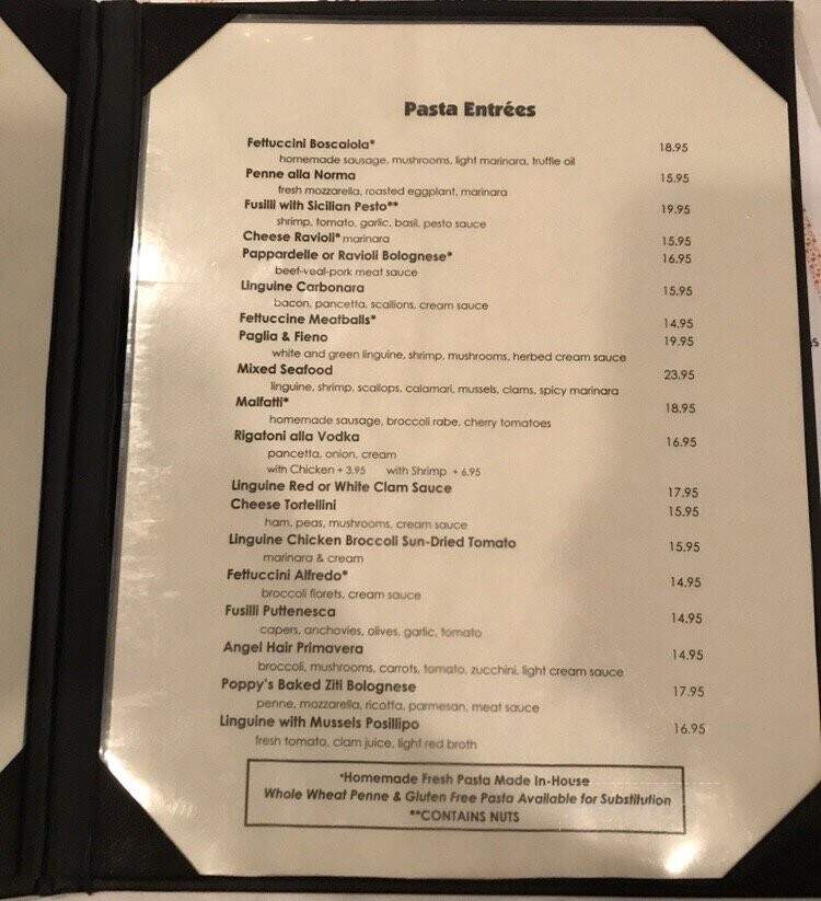 Poppy's Place - Floral Park, NY menu_pic
