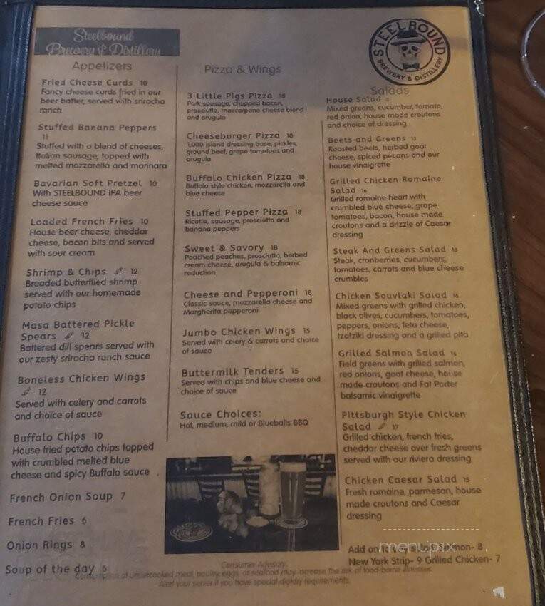 Pops Sports Bar & Grill - Springville, NY menu_pic
