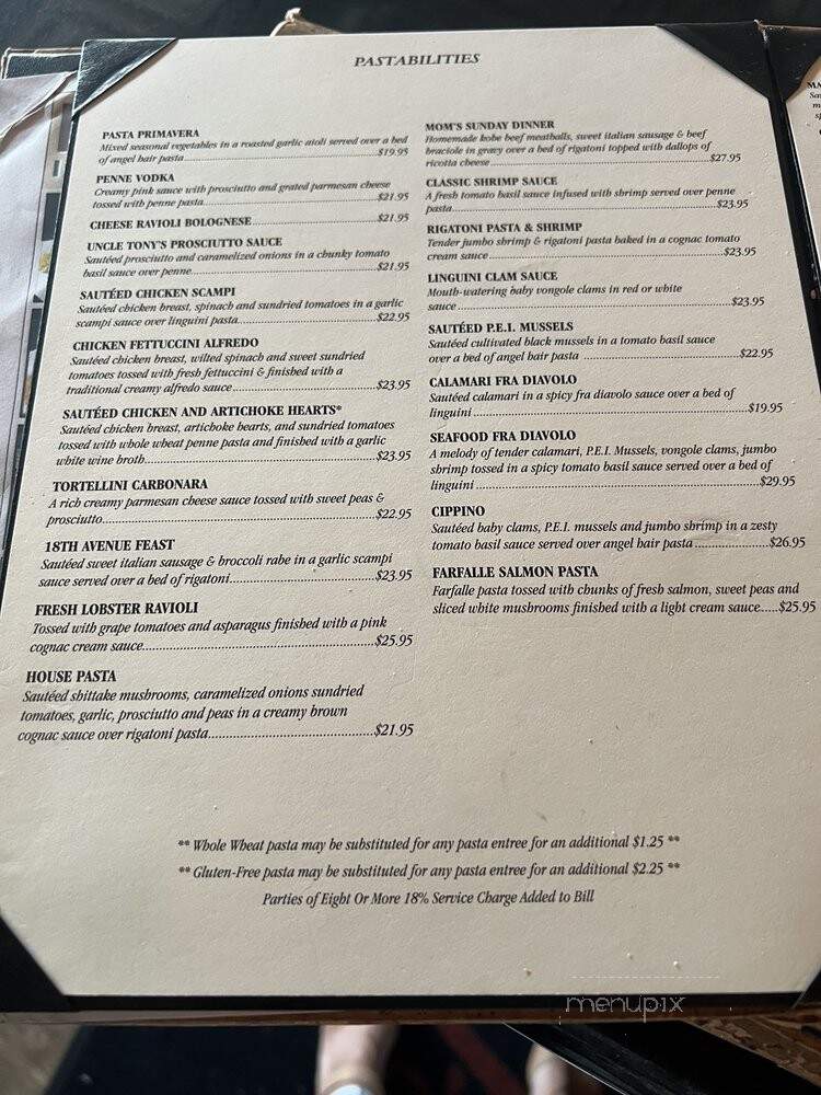 Portobello Cafe - Staten Island, NY menu_pic