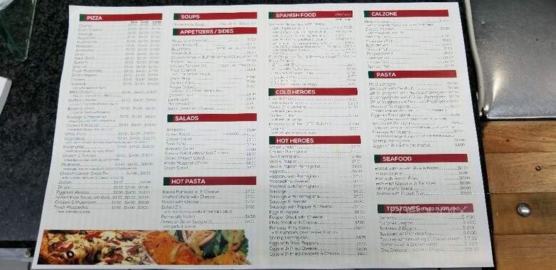 Princess Pizza - Brooklyn, NY menu_pic