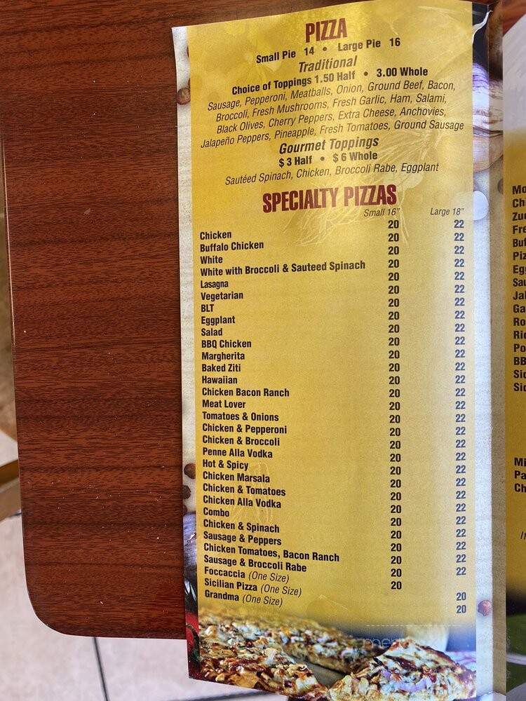 Roma II Pizza - Yonkers, NY menu_pic