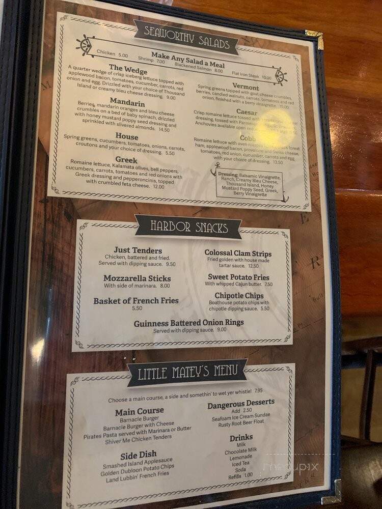 Sacket's Cantina - Sackets Harbor, NY menu_pic