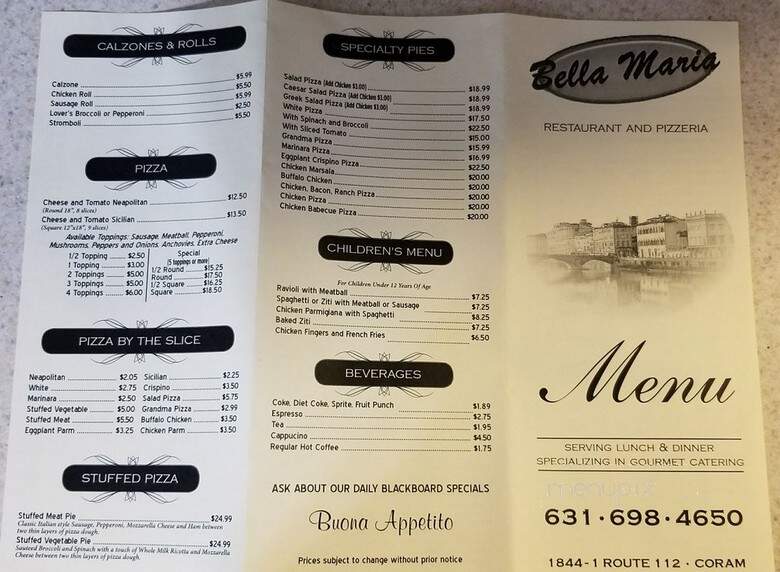 Sammy's Restaurant Pizzeria - Coram, NY menu_pic