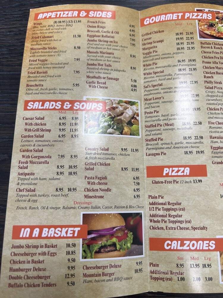 Sam's Pizzeria - Beacon, NY menu_pic