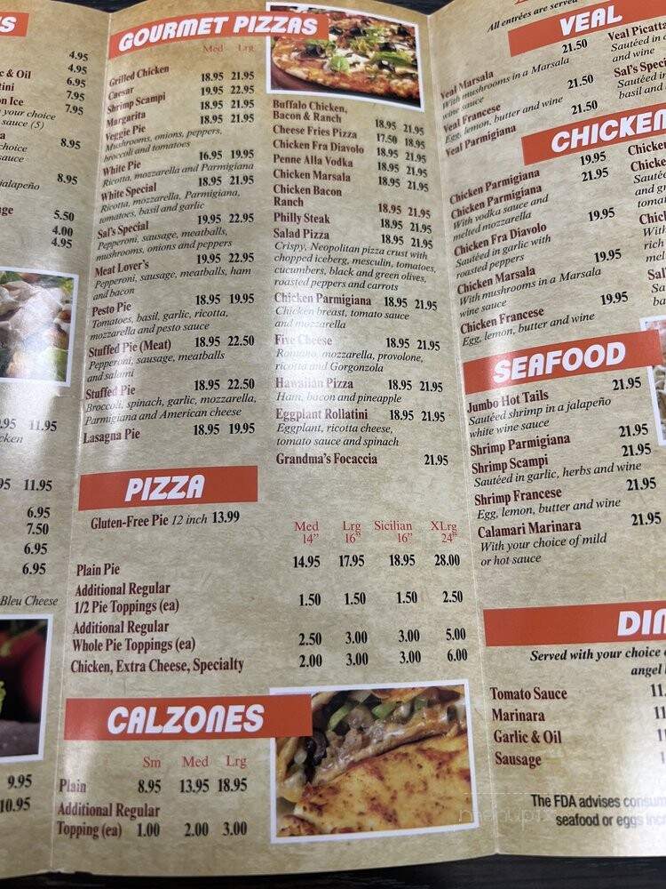 Sam's Pizzeria - Beacon, NY menu_pic