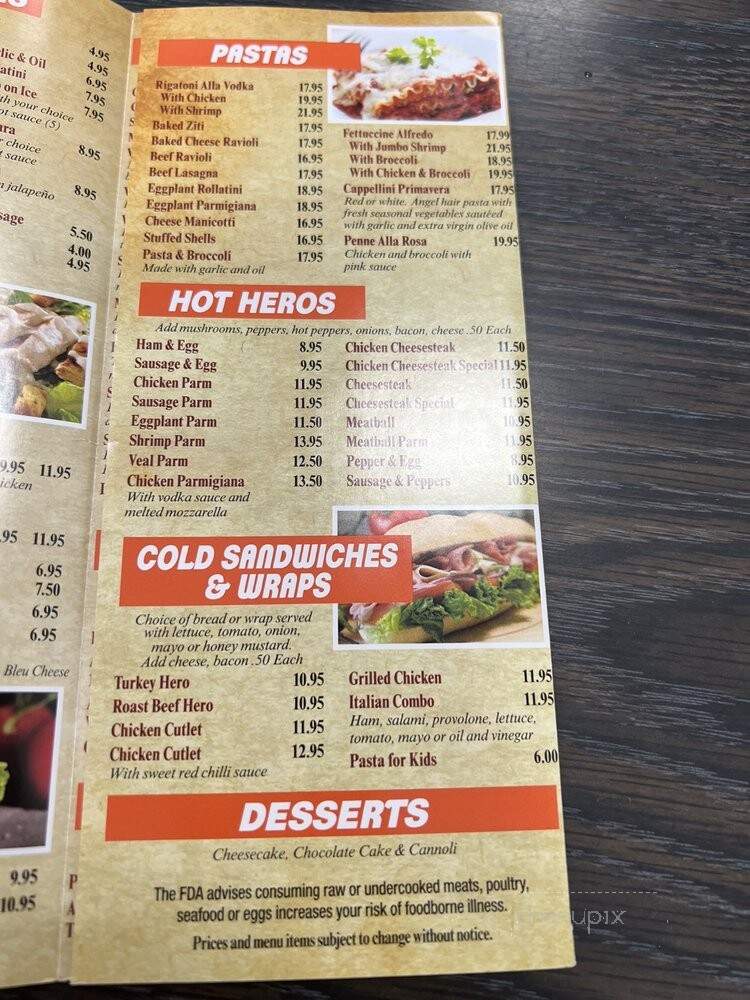 Sam's Pizzeria - Beacon, NY menu_pic