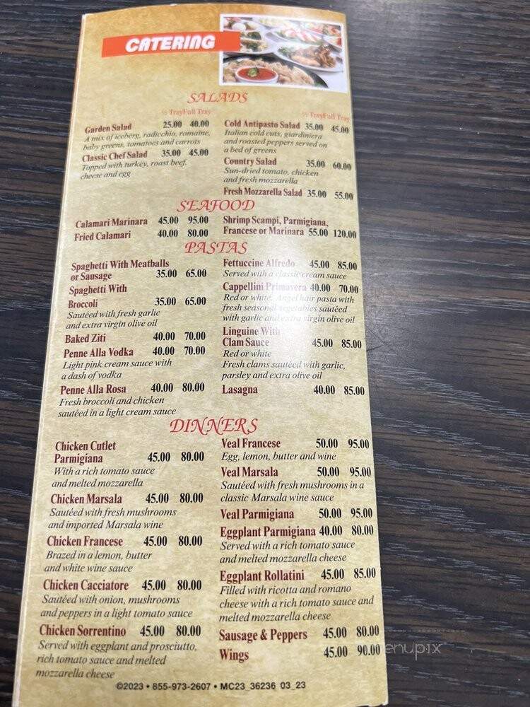 Sam's Pizzeria - Beacon, NY menu_pic