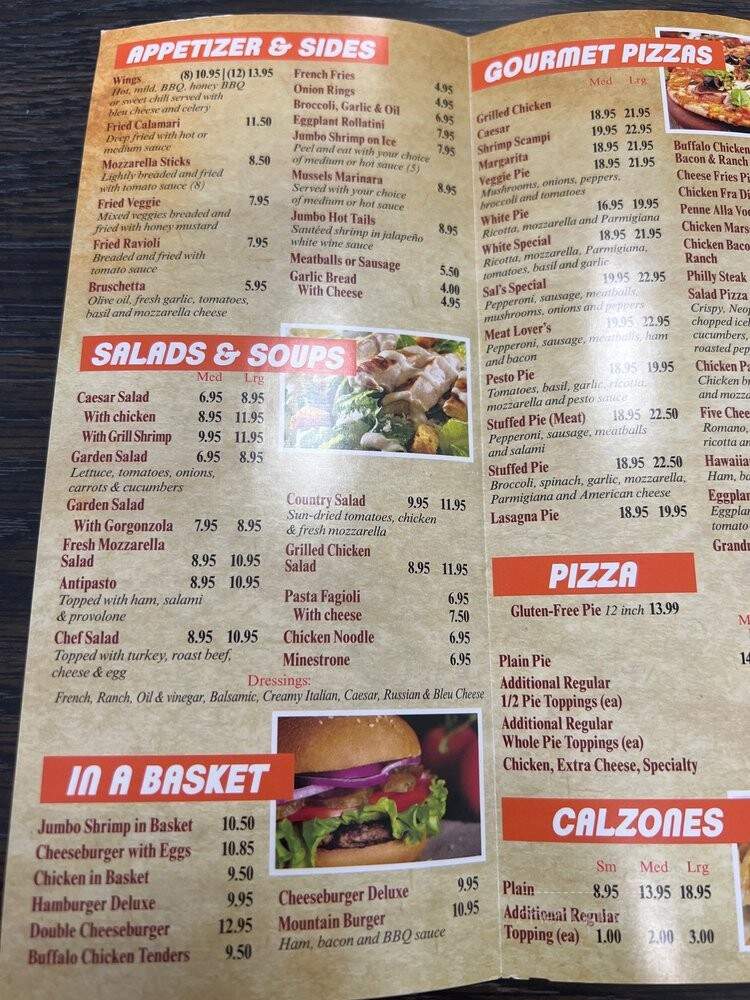 Sam's Pizzeria - Beacon, NY menu_pic