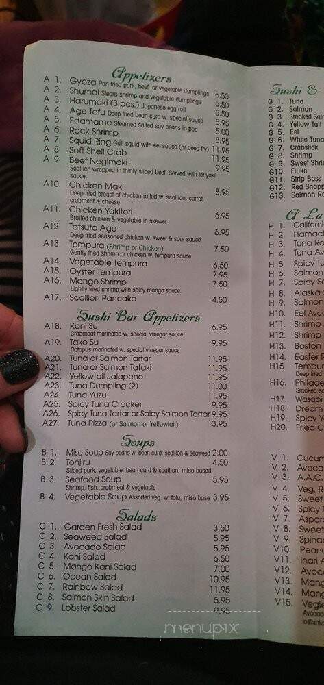 Sapporo Japanese Restaurant - Brooklyn, NY menu_pic