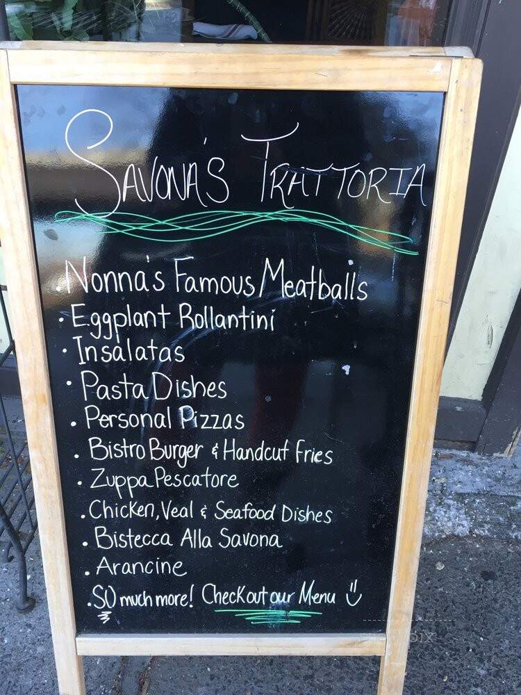 Savonas Trattoria & Pizza - Kingston, NY