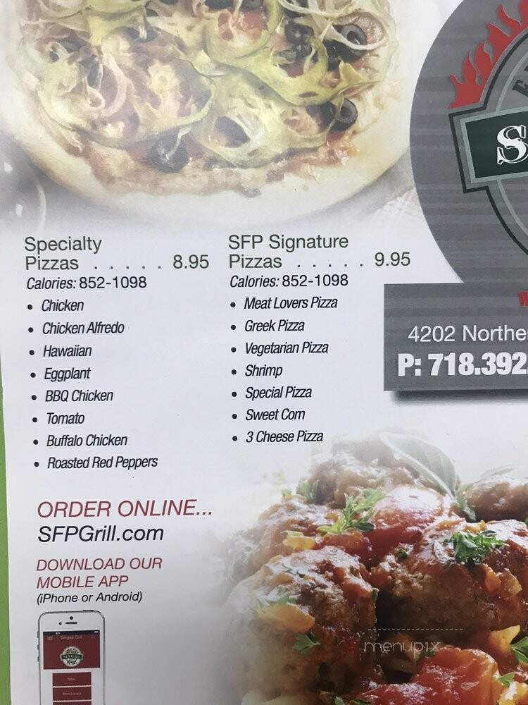 Singas Famous Pizza - Long Island City, NY menu_pic