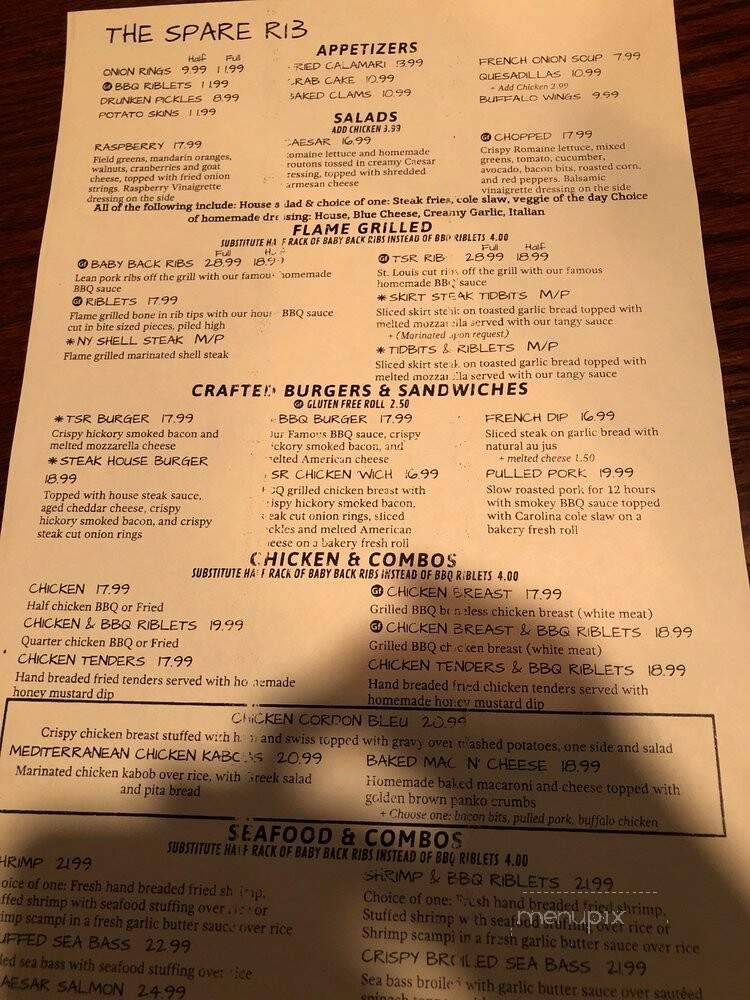 Spare Rib - Commack, NY menu_pic