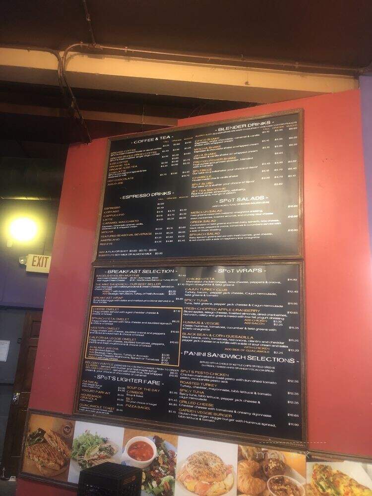 Spot Coffe Roastery - Buffalo, NY menu_pic