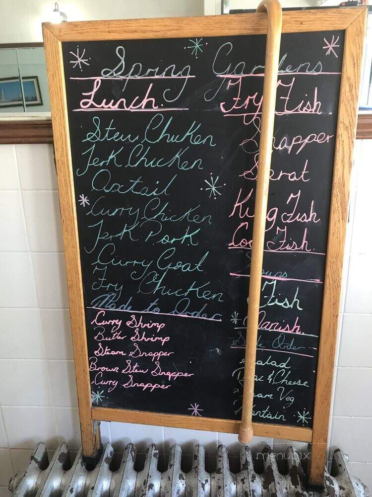 Spring Gardens Jamaican Restaurant - Springfield Gardens, NY menu_pic