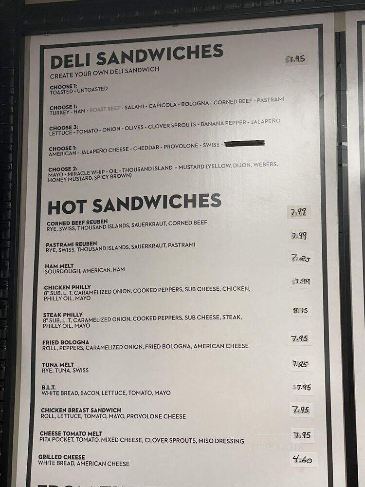 Sue's Ny Deli - Buffalo, NY menu_pic