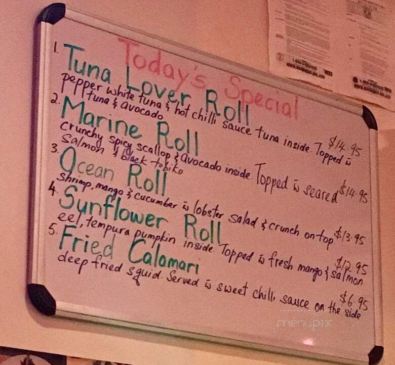Sushi Niji - Dobbs Ferry, NY menu_pic