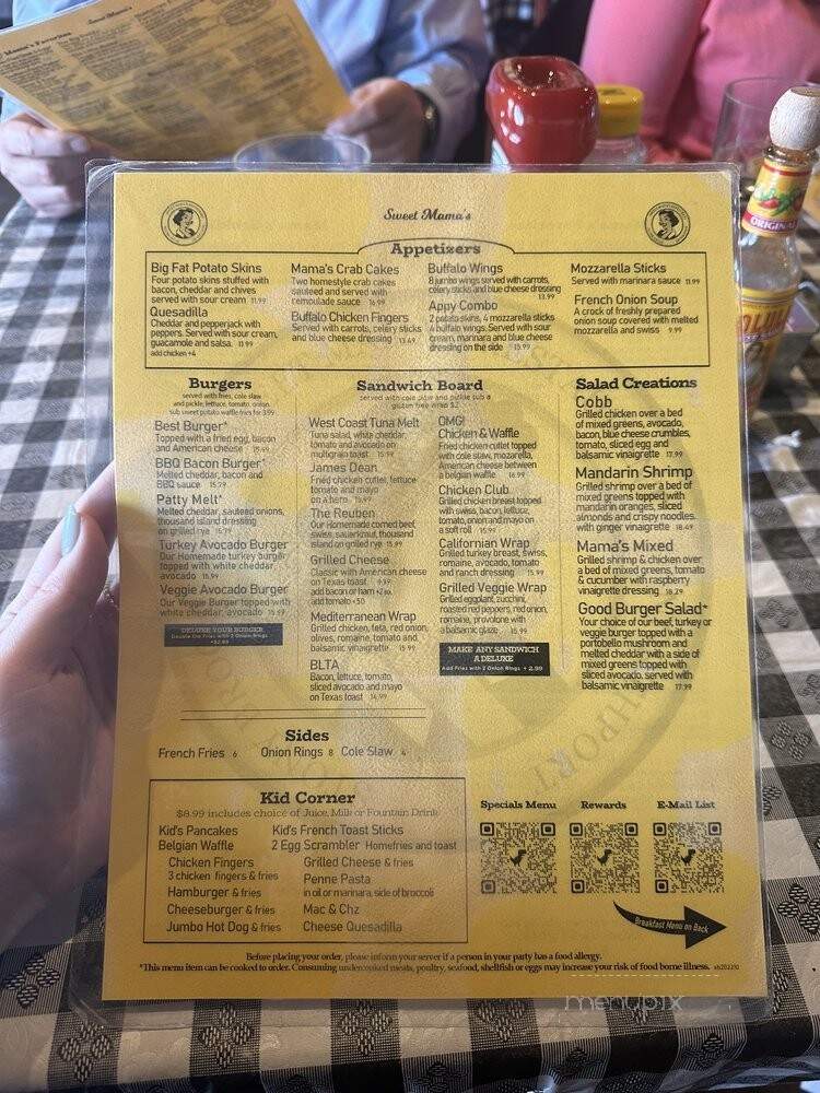 Sweet Mama's - Northport, NY menu_pic