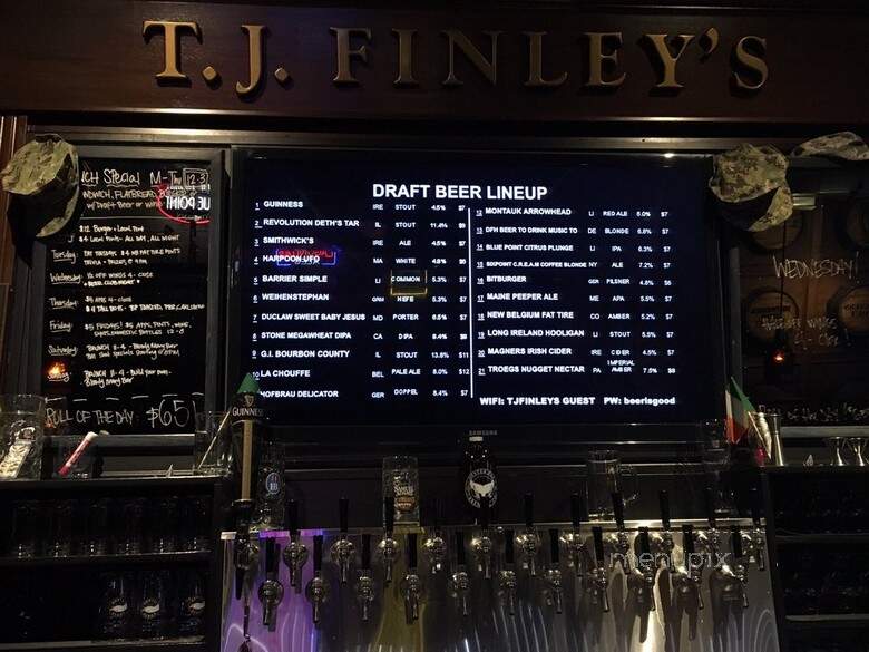 T J Finley's - Bay Shore, NY menu_pic