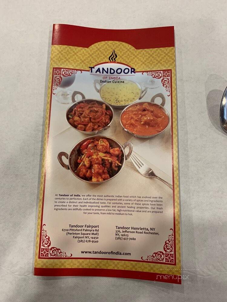 Tandoor Of India - Rochester, NY