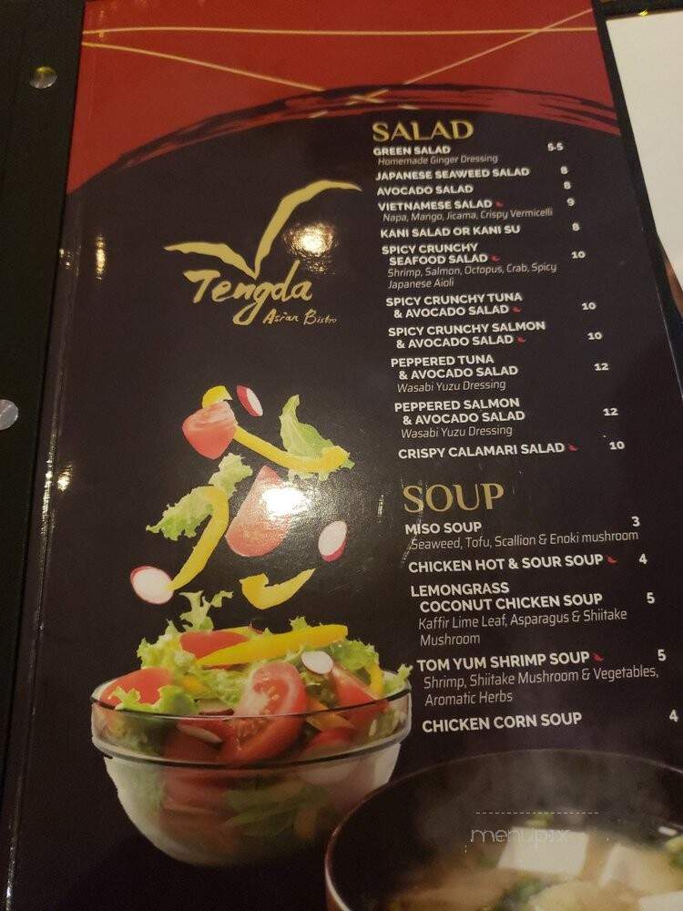 Tengda Asian Bistro - Katonah, NY menu_pic