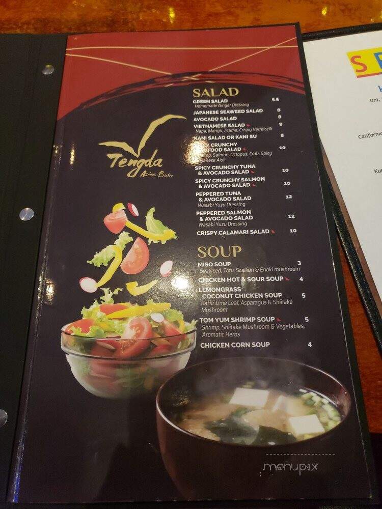 Tengda Asian Bistro - Katonah, NY menu_pic