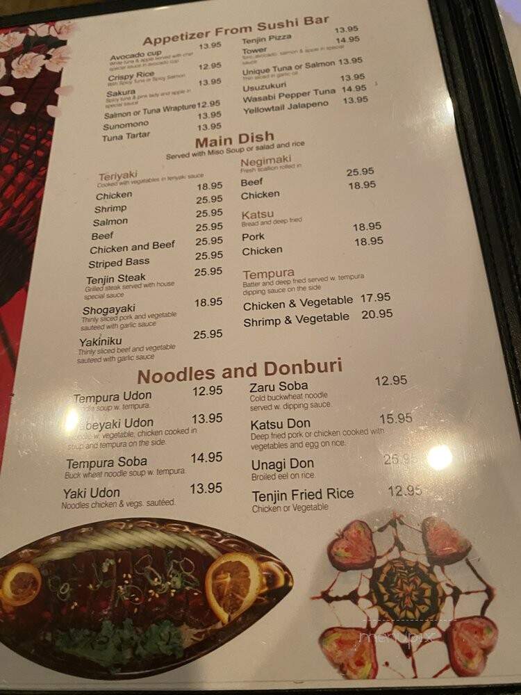 Tenjin Sushi - Syosset, NY menu_pic