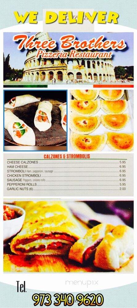 Three Brother's Pizza Restaurant - Brooklyn, NY menu_pic