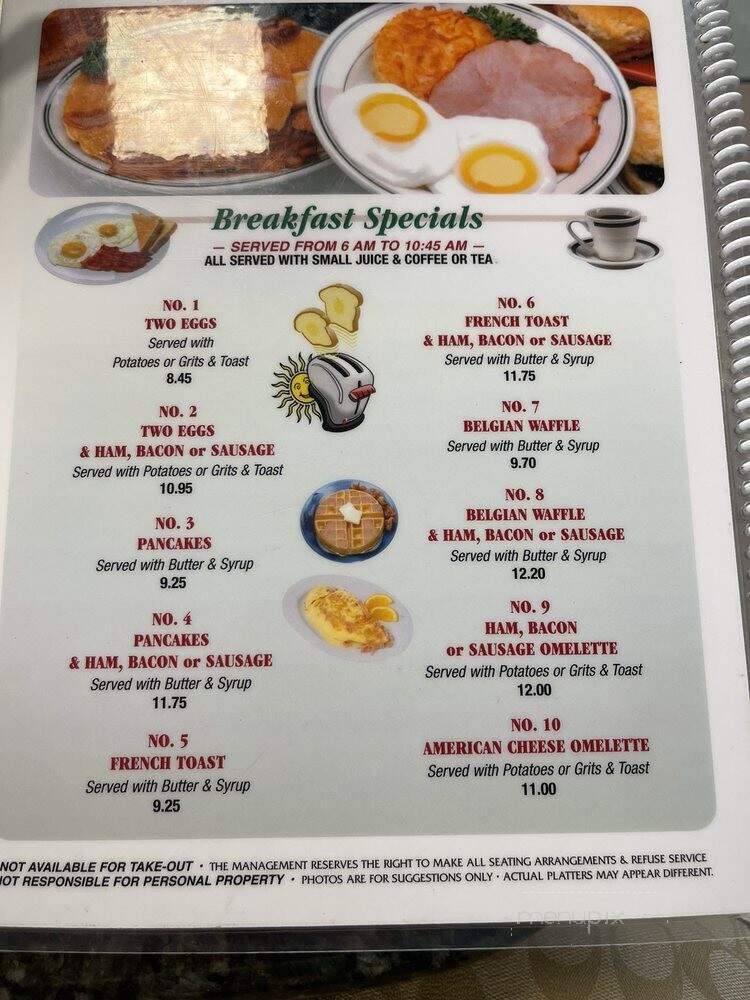 Uncle Bill's Diner - Flushing, NY menu_pic