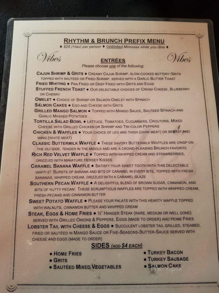 V W Sports Bar & Restaurant - Jamaica, NY menu_pic