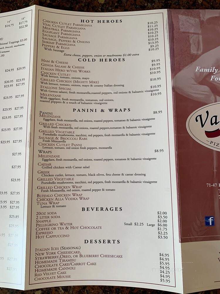 Valentino's Pizza & Italian - Flushing, NY