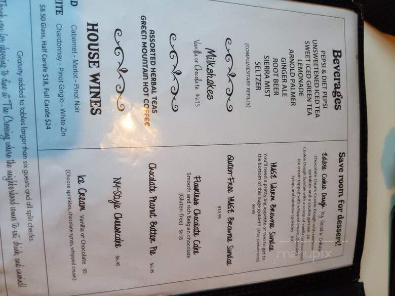 Valhalla Crossing - Valhalla, NY menu_pic