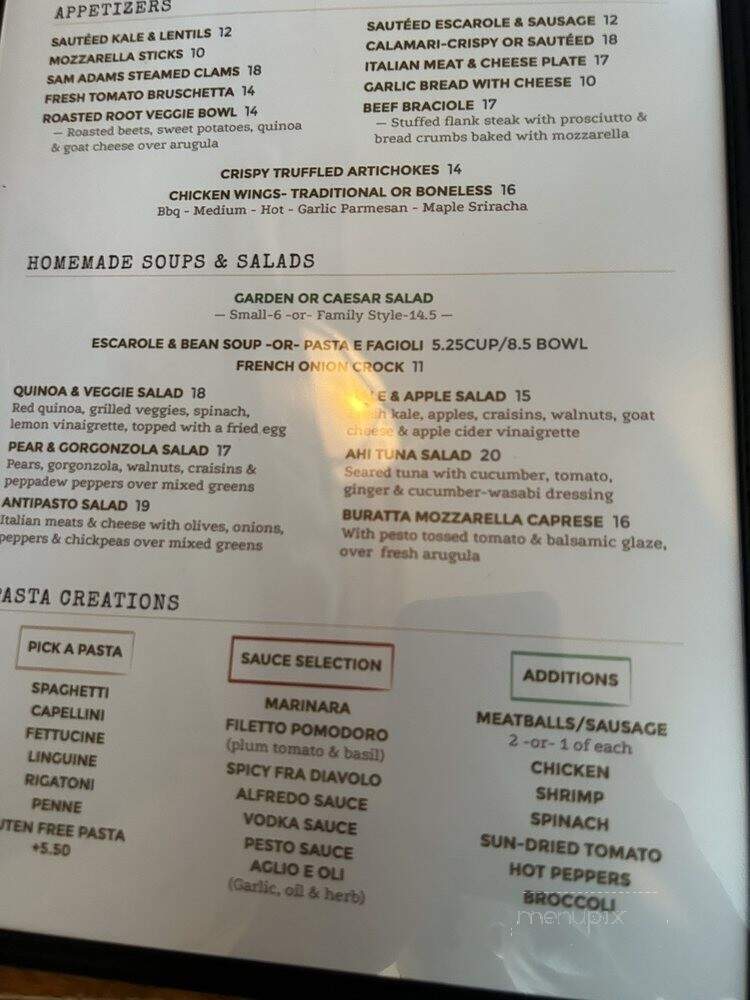 Village Pizzeria - Middle Grove, NY menu_pic