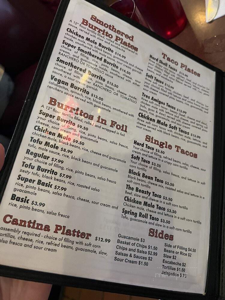 Viva Cantina - Ithaca, NY menu_pic