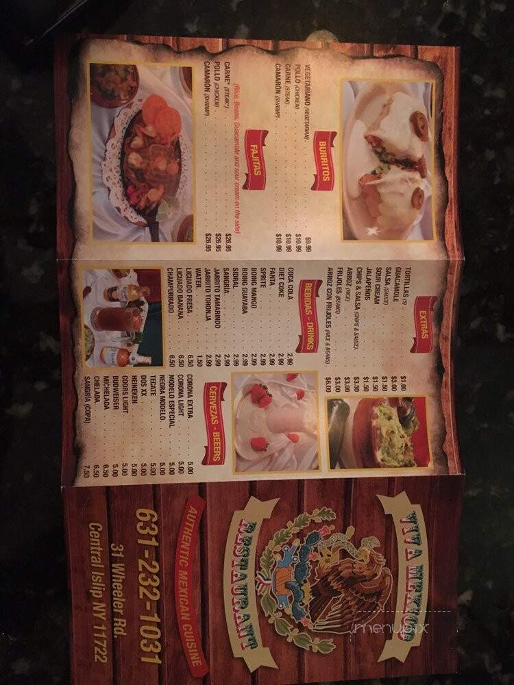 Viva Mexico - Central Islip, NY menu_pic