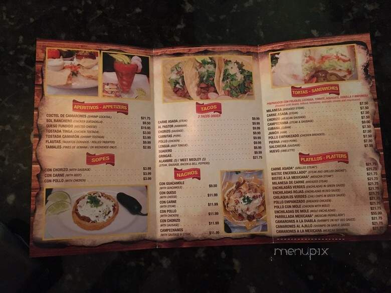 Viva Mexico - Central Islip, NY menu_pic
