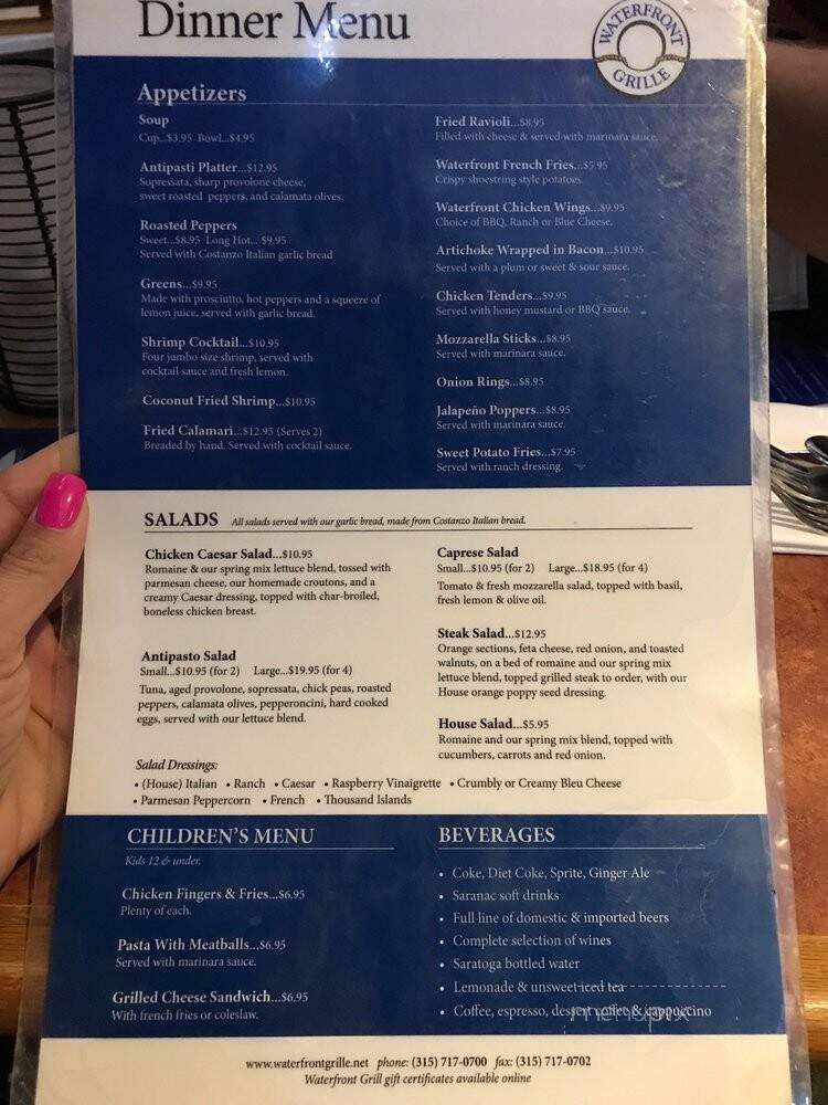 Waterfront Grill - Herkimer, NY
