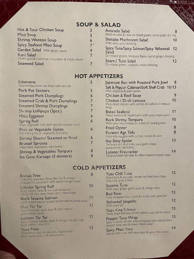 Yamato Restaurant - Brooklyn, NY menu_pic