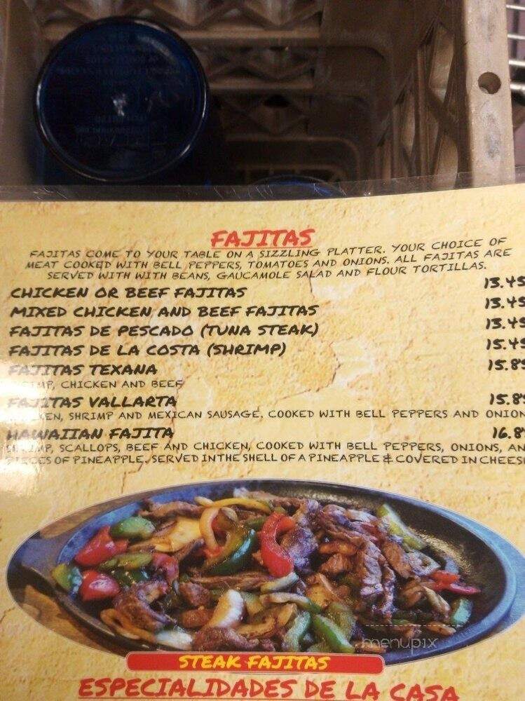 El Zarape Mexican Restaurant - Washington, NC menu_pic