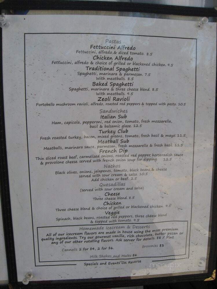 Blue Mountain Pizza - Weaverville, NC menu_pic