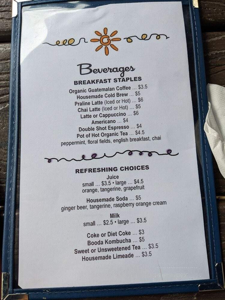 Sunny Point Cafe & Bakery - Asheville, NC menu_pic