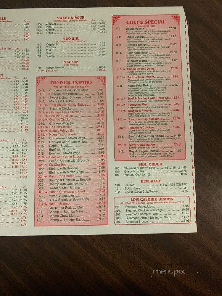 Royal Dragon - Concord, NC menu_pic