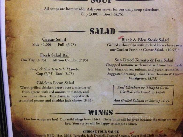 Brothers Restaurant - Murphy, NC menu_pic