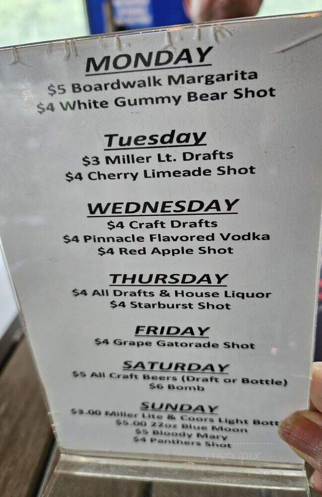 Boardwalk Billy's Raw Bar-Ribs - Charlotte, NC menu_pic