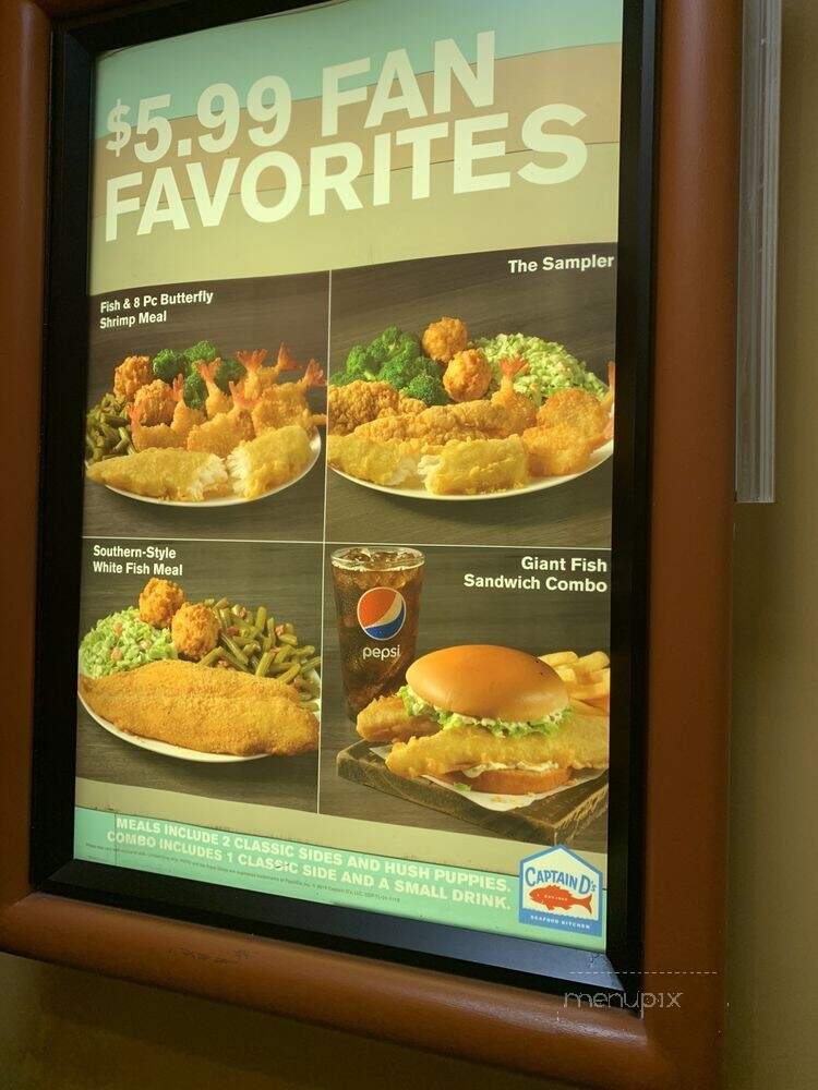 Captain D's Seafood - Charlotte, NC menu_pic
