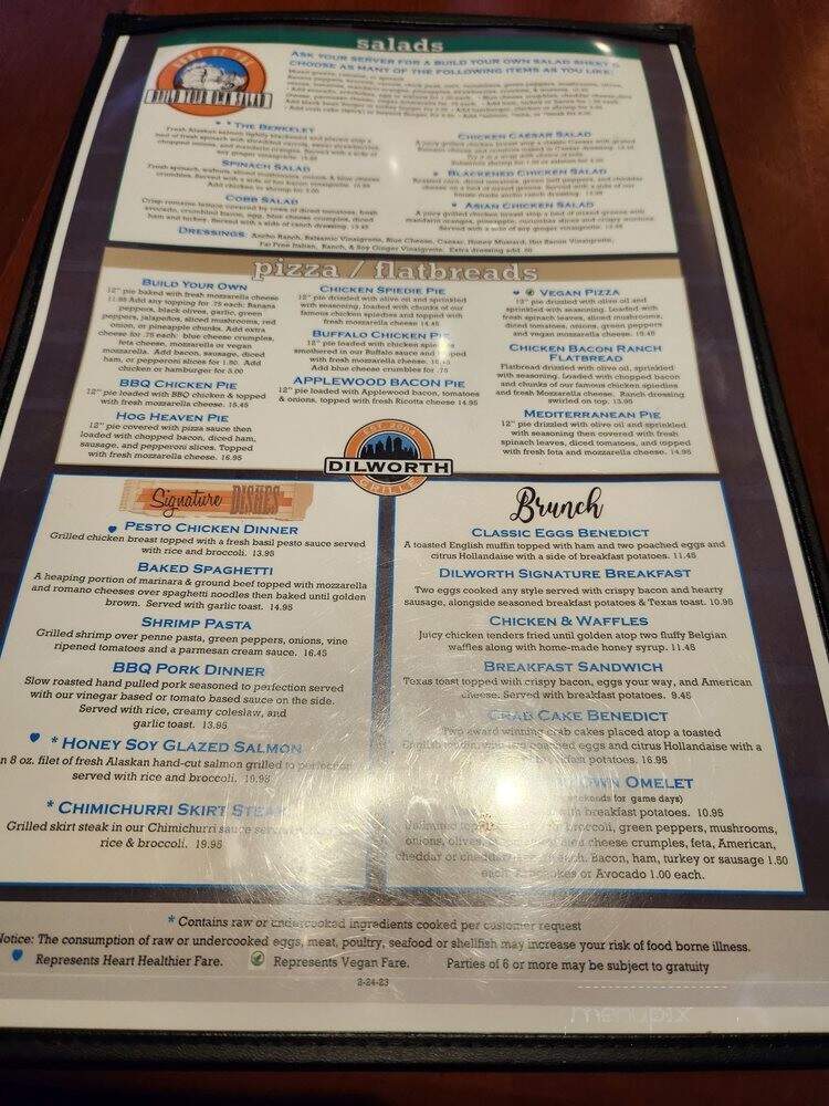 Dilworth Neighborhood Grille - Charlotte, NC menu_pic
