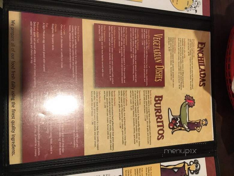 Las Margarita Mexican Restaurant - Charlotte, NC menu_pic